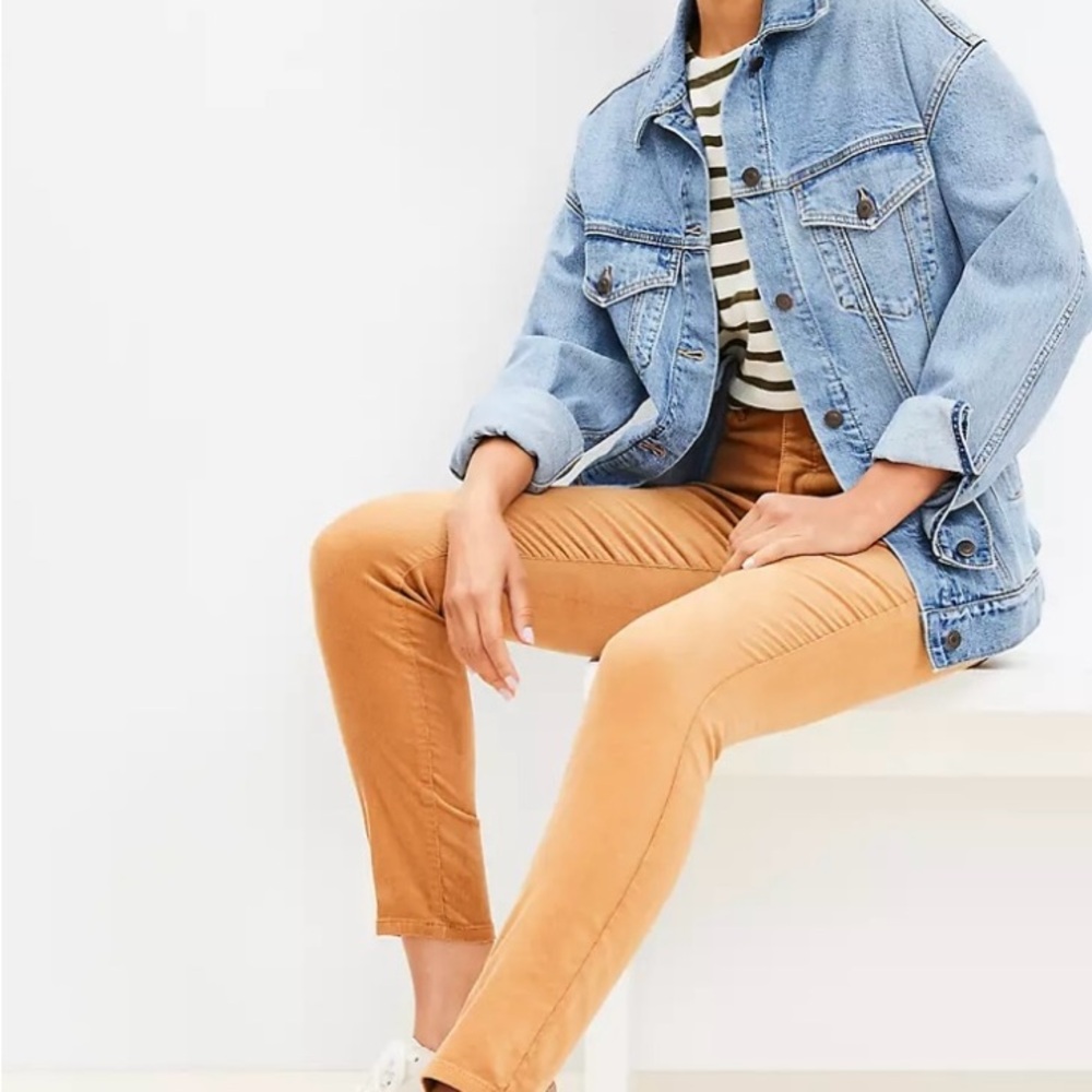 LOFT Petite Skinny Pants in Corduroy